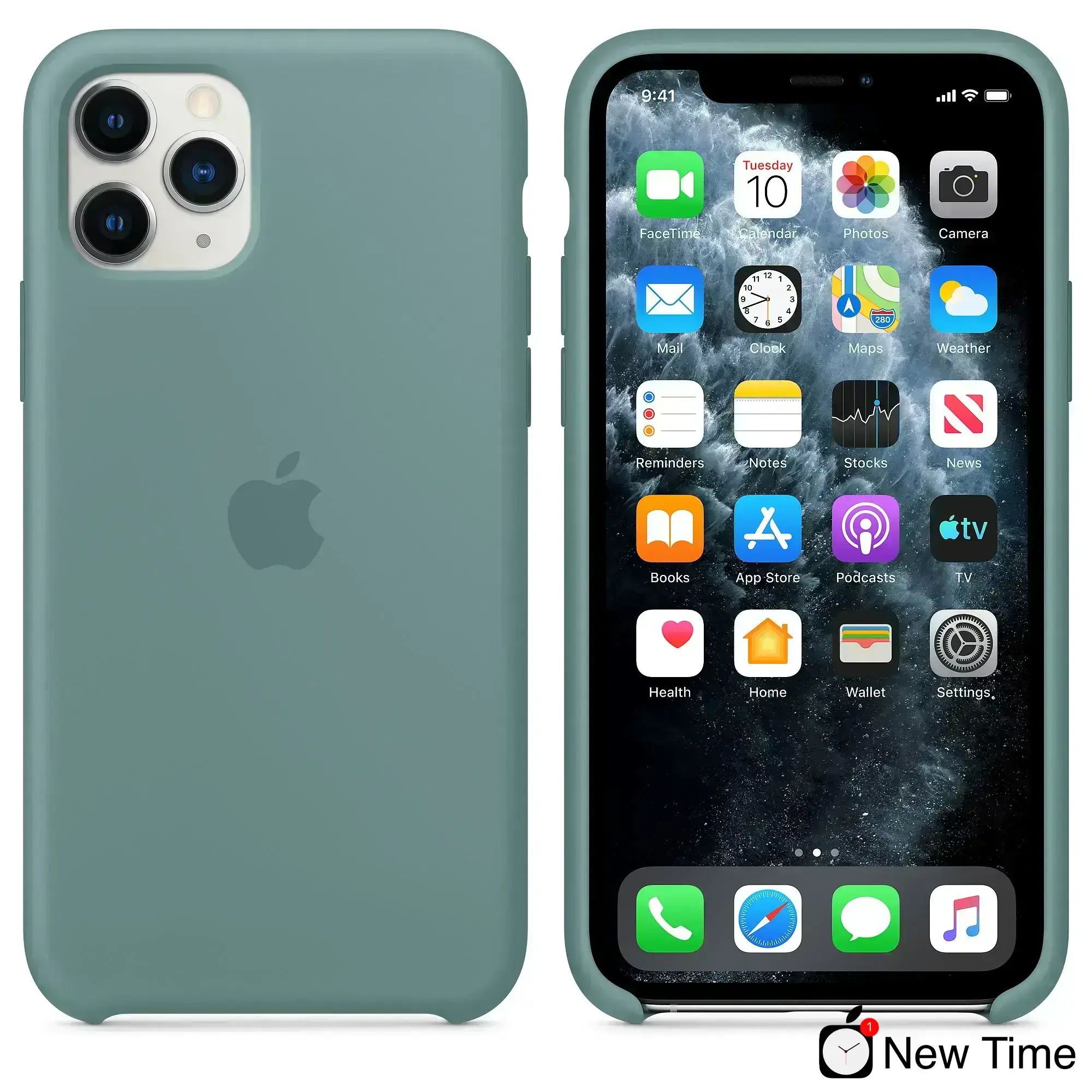 Чехол Apple iPhone 11 Pro Silicone Case - Cactus (MY1C2)